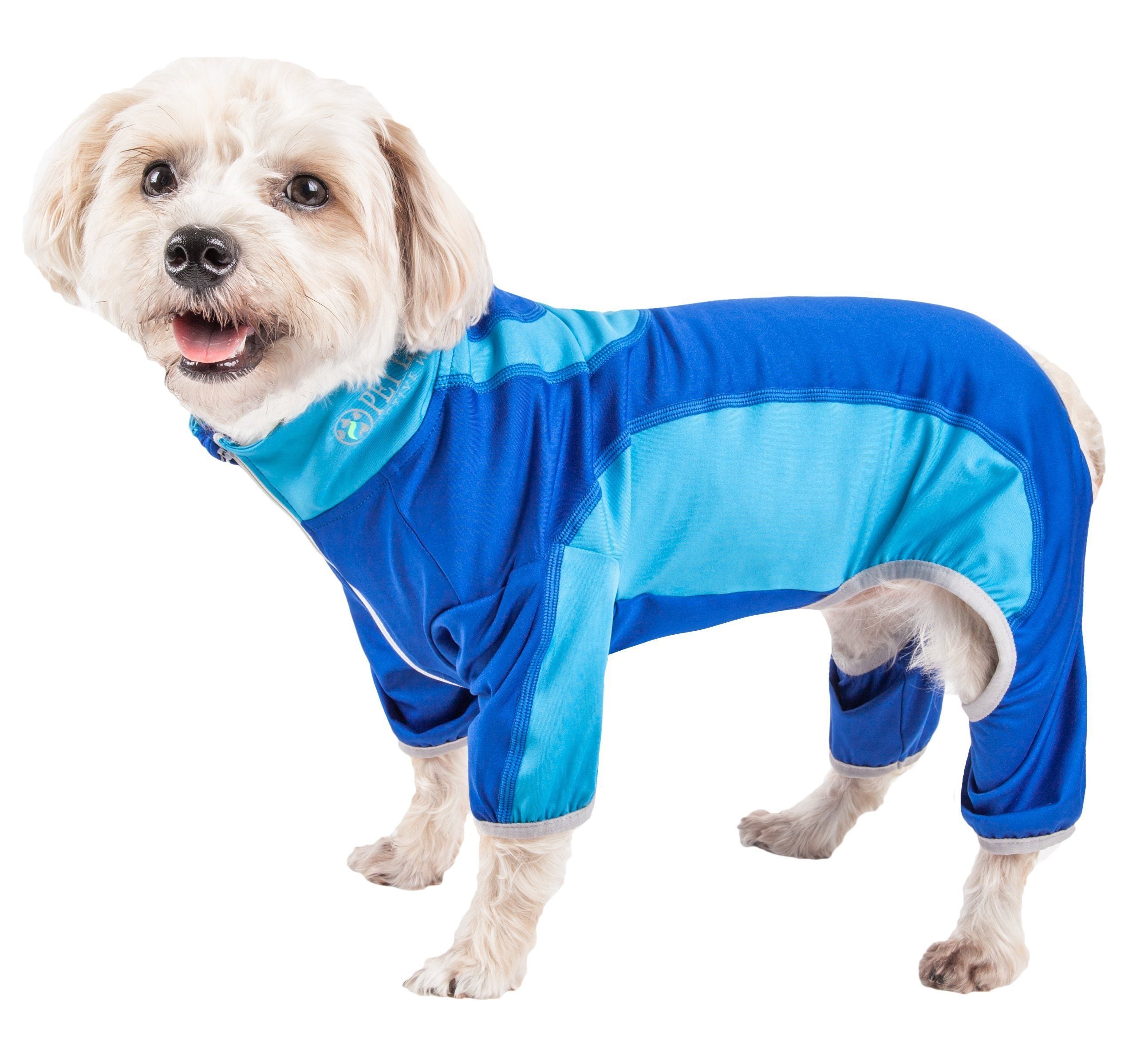 Pet Life ® Active 'Warm-Pup' Stretchy and Quick-Drying Fitness Dog Yoga Warm-Up Tracksuit - P's One-Stop Shop 