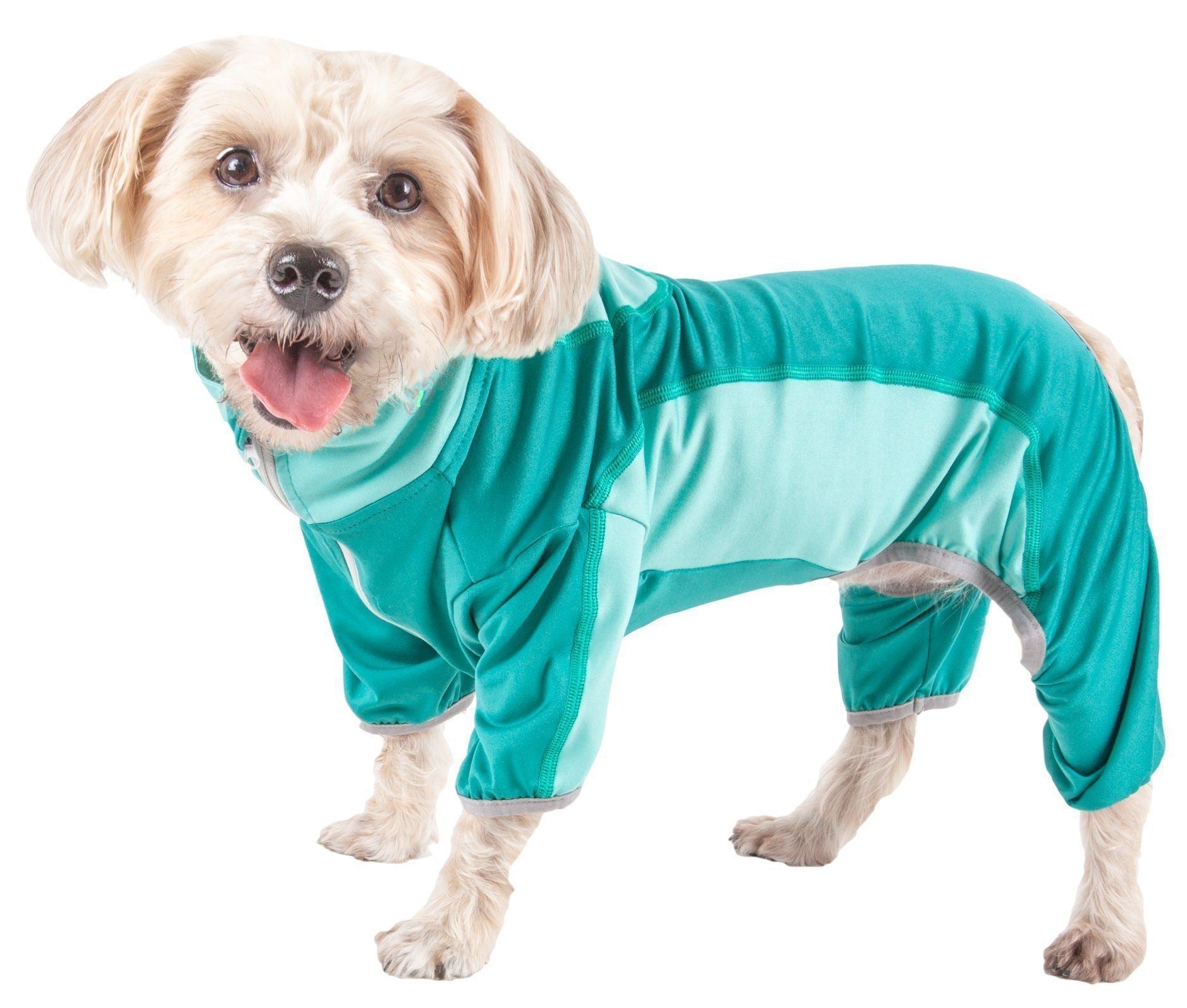 Pet Life ® Active 'Warm-Pup' Stretchy and Quick-Drying Fitness Dog Yoga Warm-Up Tracksuit - P's One-Stop Shop 