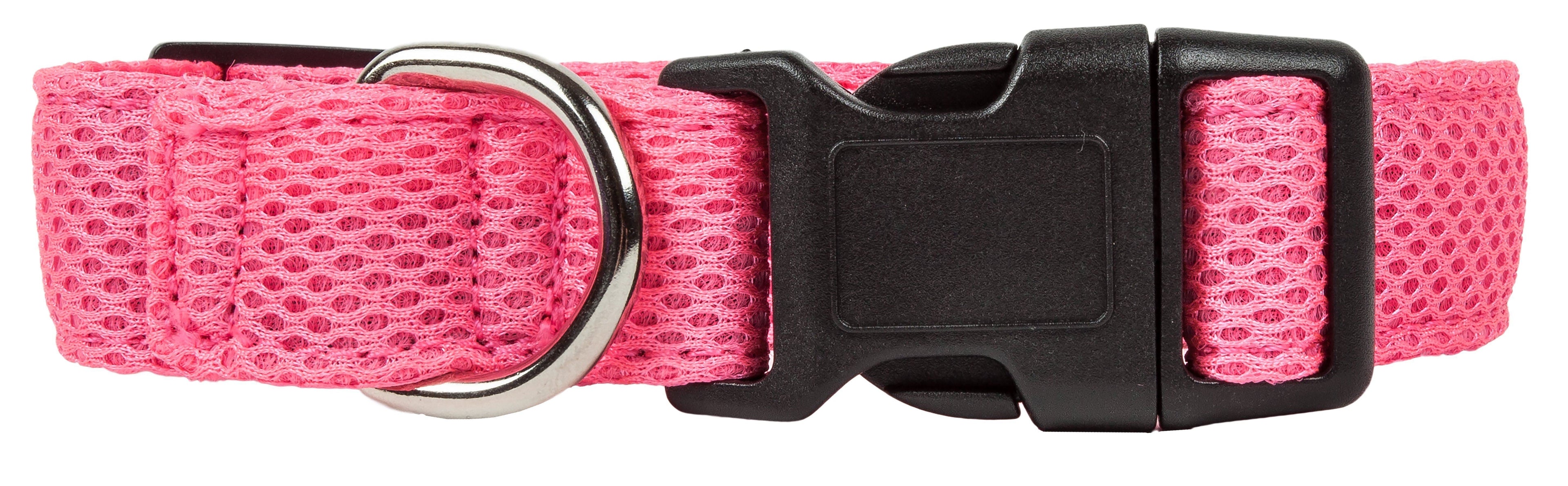 Pet Life ®  'Aero Mesh' Dual-Sided Breathable and Adjustable Thick Mesh Dog Collar - P's One-Stop Shop 