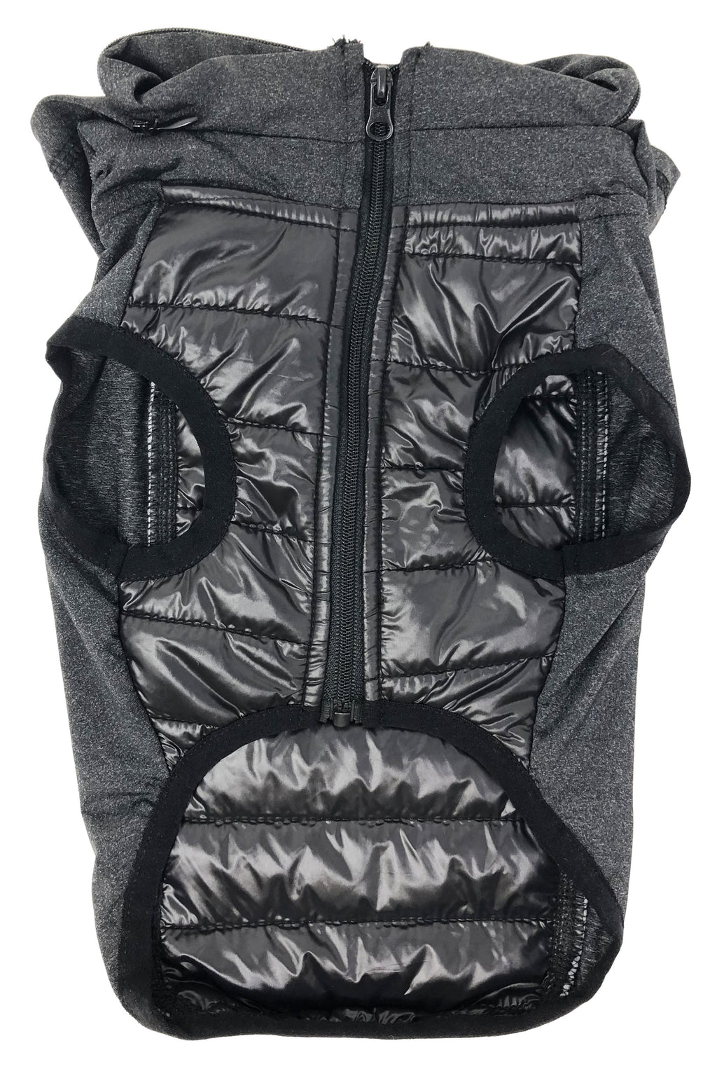 Pet Life ® 'Apex' Lightweight Hybrid 4-Season Stretch and Quick-Dry Dog Coat w/ Pop out Hood - P's One-Stop Shop 