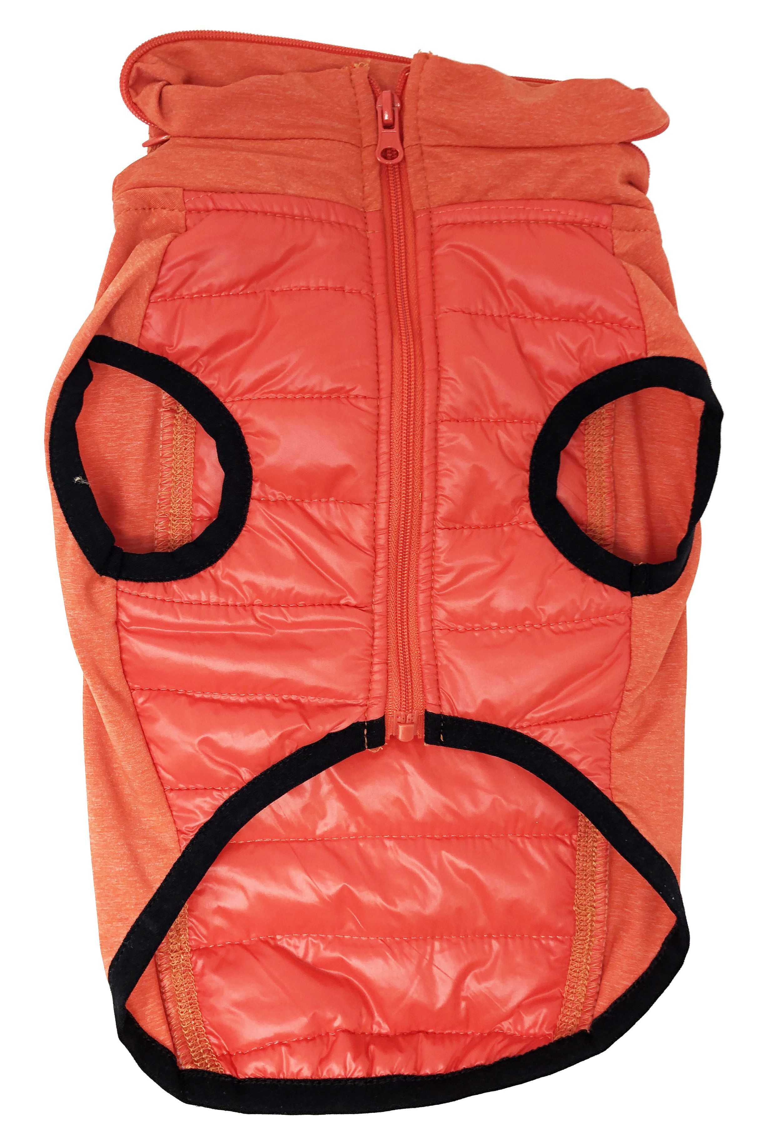 Pet Life ® 'Apex' Lightweight Hybrid 4-Season Stretch and Quick-Dry Dog Coat w/ Pop out Hood - P's One-Stop Shop 
