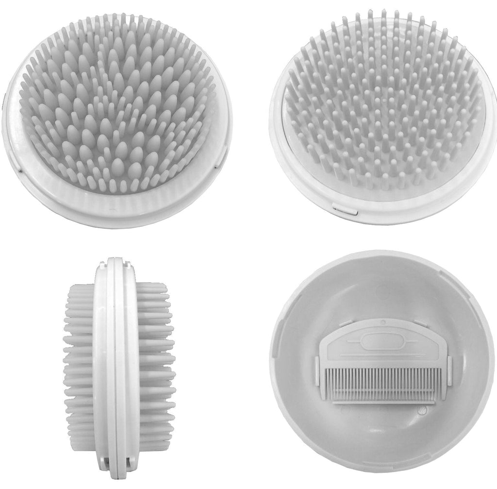 Pet Life ® 'Bravel' 3-in-1 Travel Pocketed Dual Grooming Brush and Pet Comb - P's One-Stop Shop 