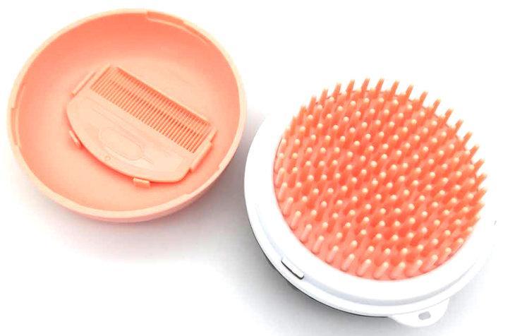 Pet Life ® 'Bravel' 3-in-1 Travel Pocketed Dual Grooming Brush and Pet Comb - P's One-Stop Shop 