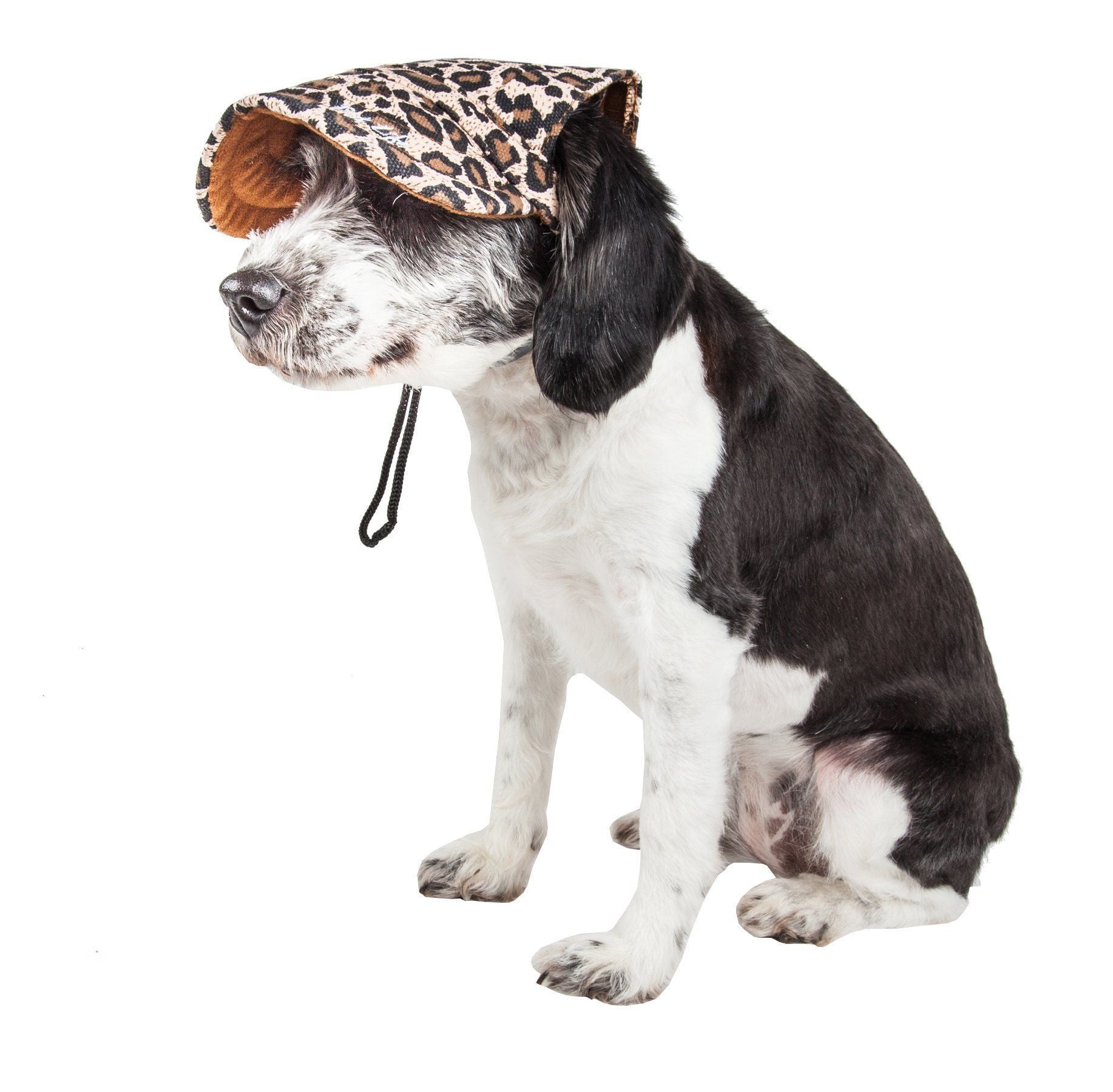 Pet Life ®  'Cheetah Bonita' Cheetah Patterned Uv Protectant Adjustable Fashion Dog Hat Cap - P's One-Stop Shop 