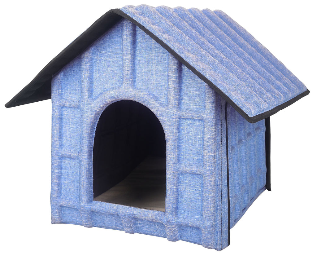 Pet Life ® 'Collapsi-Pad' Folding Lightweight Travel Pet House with inner Mat - P's One-Stop Shop 
