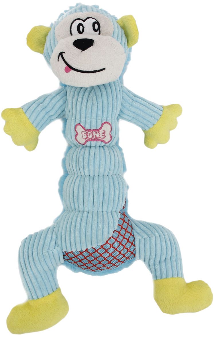Pet Life ® 'Cuddle Plush' Mesh and Plush Squeaking Dog Toy - P's One-Stop Shop 