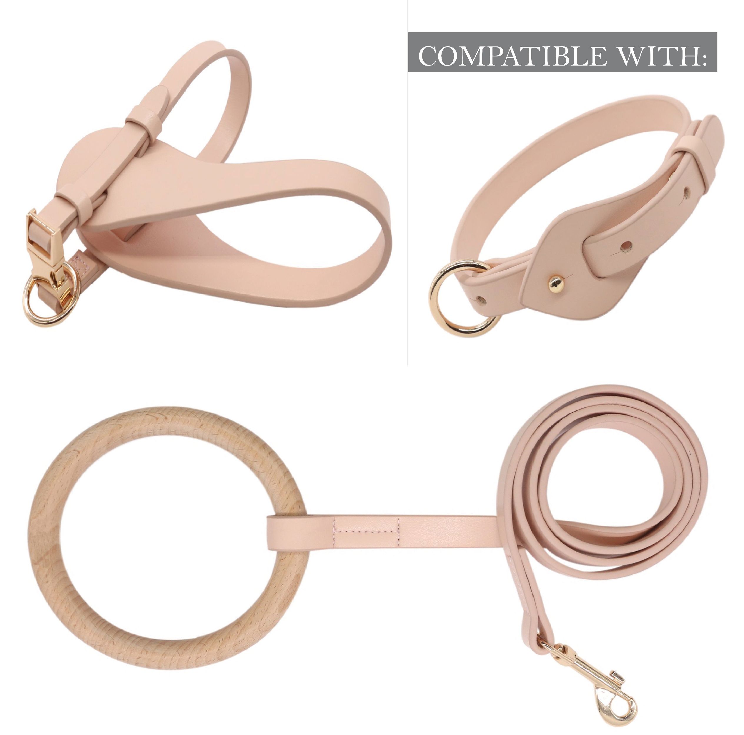Pet Life ® 'Ever-Craft' Boutique Series Adjustable Designer Leather Dog Harness - P's One-Stop Shop 