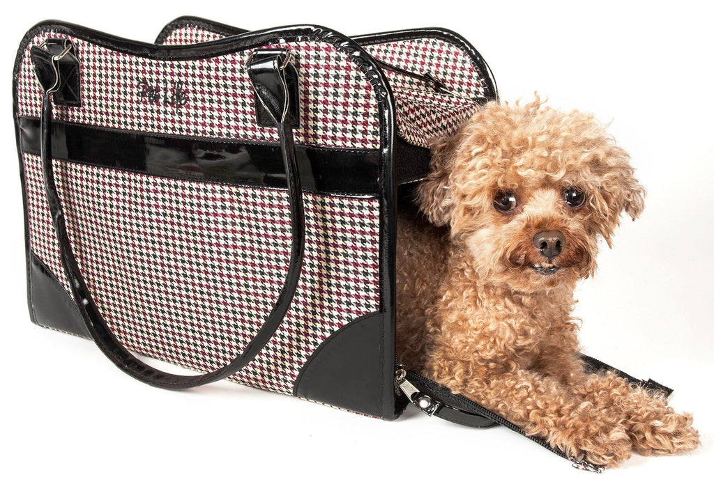 Pet Life ® Exquisite Airline Approved Designer Travel Pet Dog Handbag Carrier - P's One-Stop Shop 