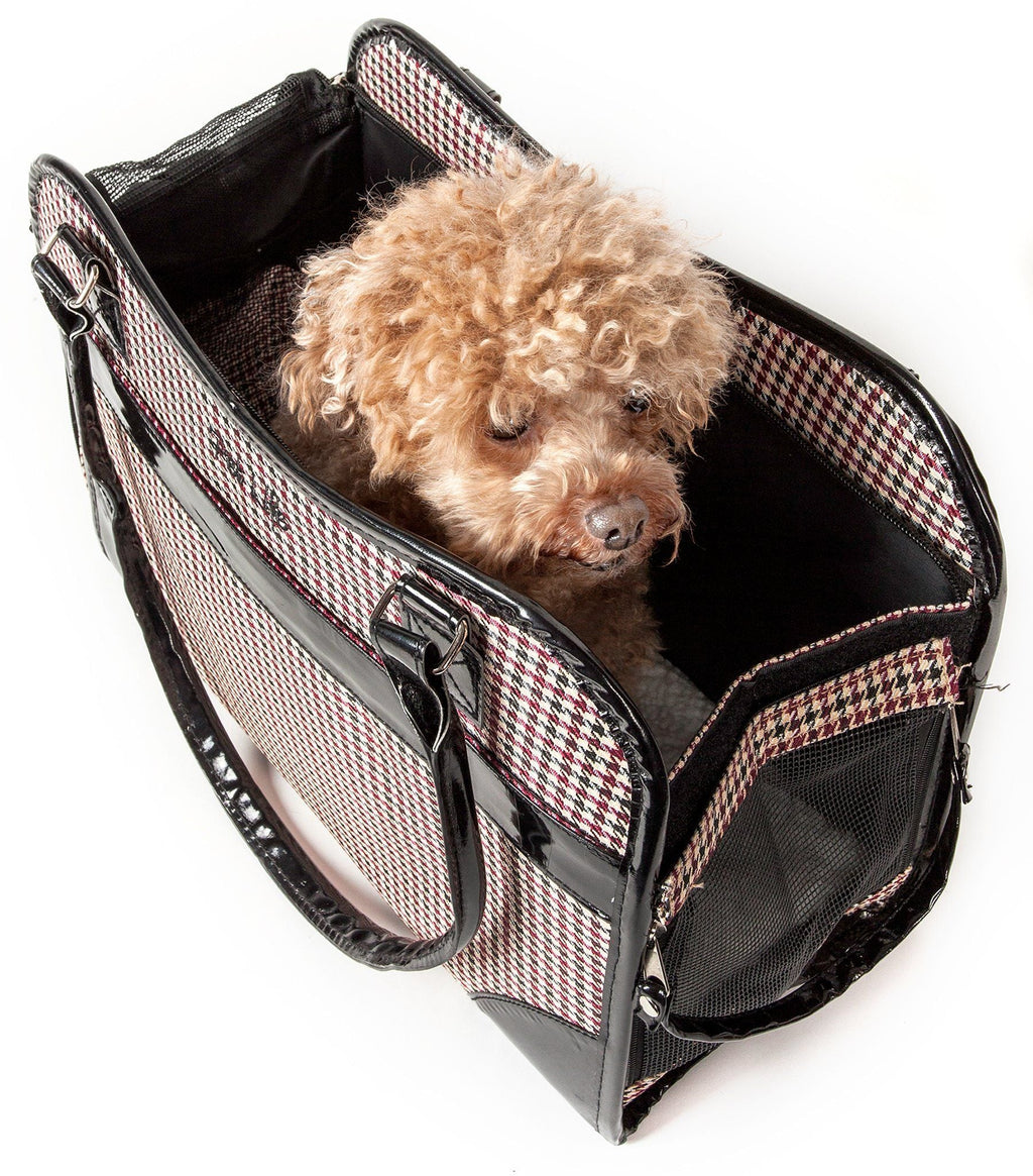Pet Life ® Exquisite Airline Approved Designer Travel Pet Dog Handbag Carrier - P's One-Stop Shop 