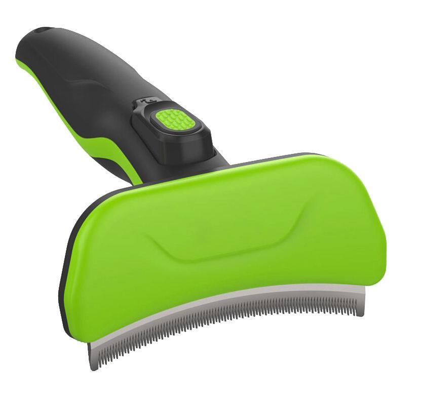 Pet Life ® 'Fur-Guard' Easy Self-Cleaning Grooming Deshedder Pet Comb - P's One-Stop Shop 