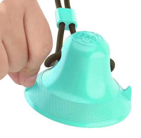 Pet Life ® 'Grip N' Play' Treat Dispensing Football Shaped Suction Cup Dog Toy - P's One-Stop Shop 