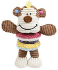 Pet Life ® 'Hugga-Bear' Plush Squeaking and Rubber Teething Newborn Puppy Dog Toy - P's One-Stop Shop 