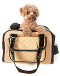 Pet Life ® Mystique Airline Approved Fashion Designer Travel Pet Dog Carrier w/ Pouch - P's One-Stop Shop 