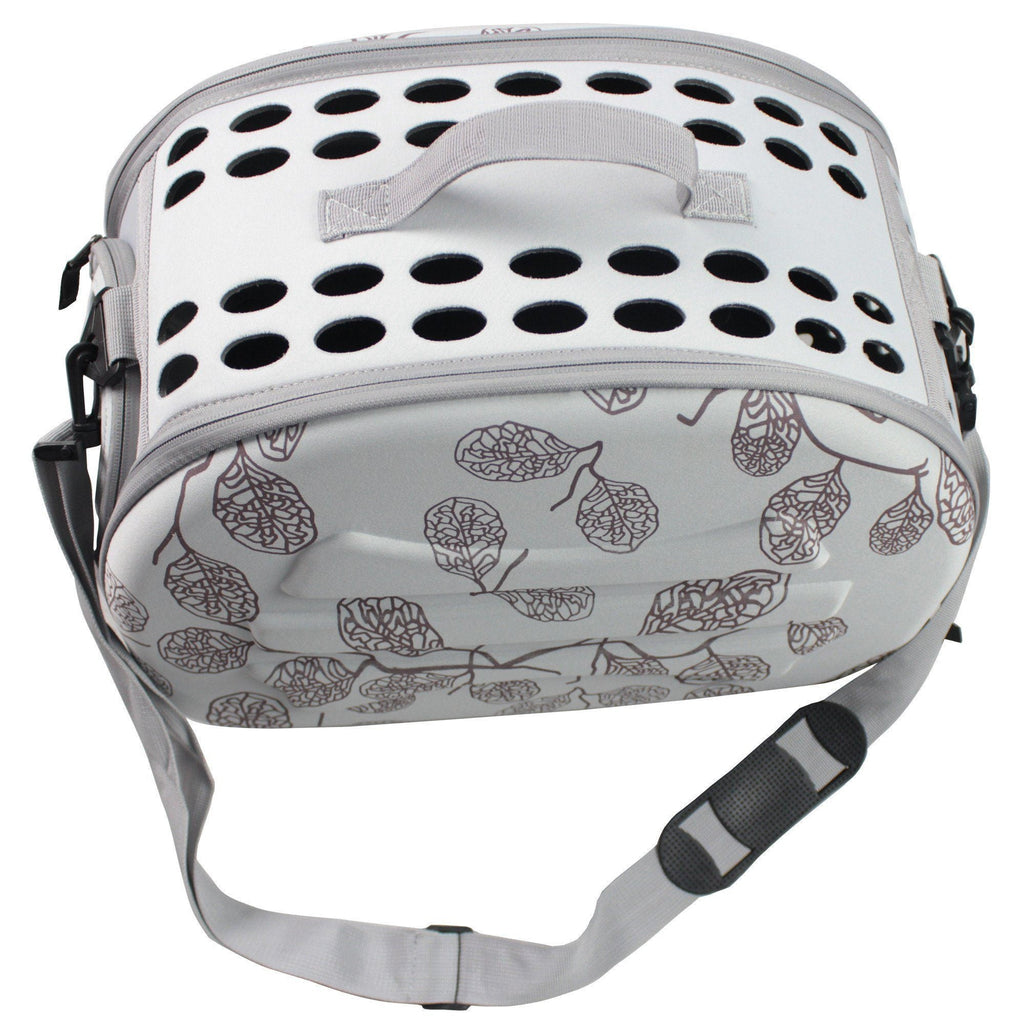 Pet Life ® 'Narrow Shelled' Lightweight Collapsible Military Grade Fashion Designer Travel Pet Dog Carrier Crate - P's One-Stop Shop 
