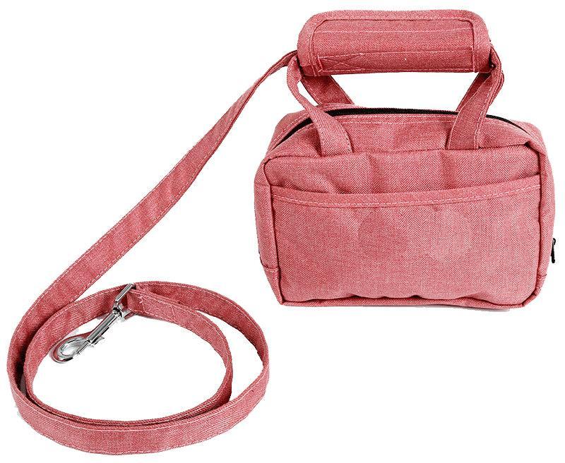 Pet Life ® 'Posh Walk' Purse Dog Leash, Accessory Holder and Waste Bag Dispenser - P's One-Stop Shop 