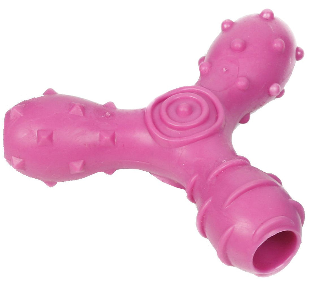 Pet Life ® 'Tri-Chew' Treat Dispensing and Chewing Interactive TPR Dog Toy - P's One-Stop Shop 