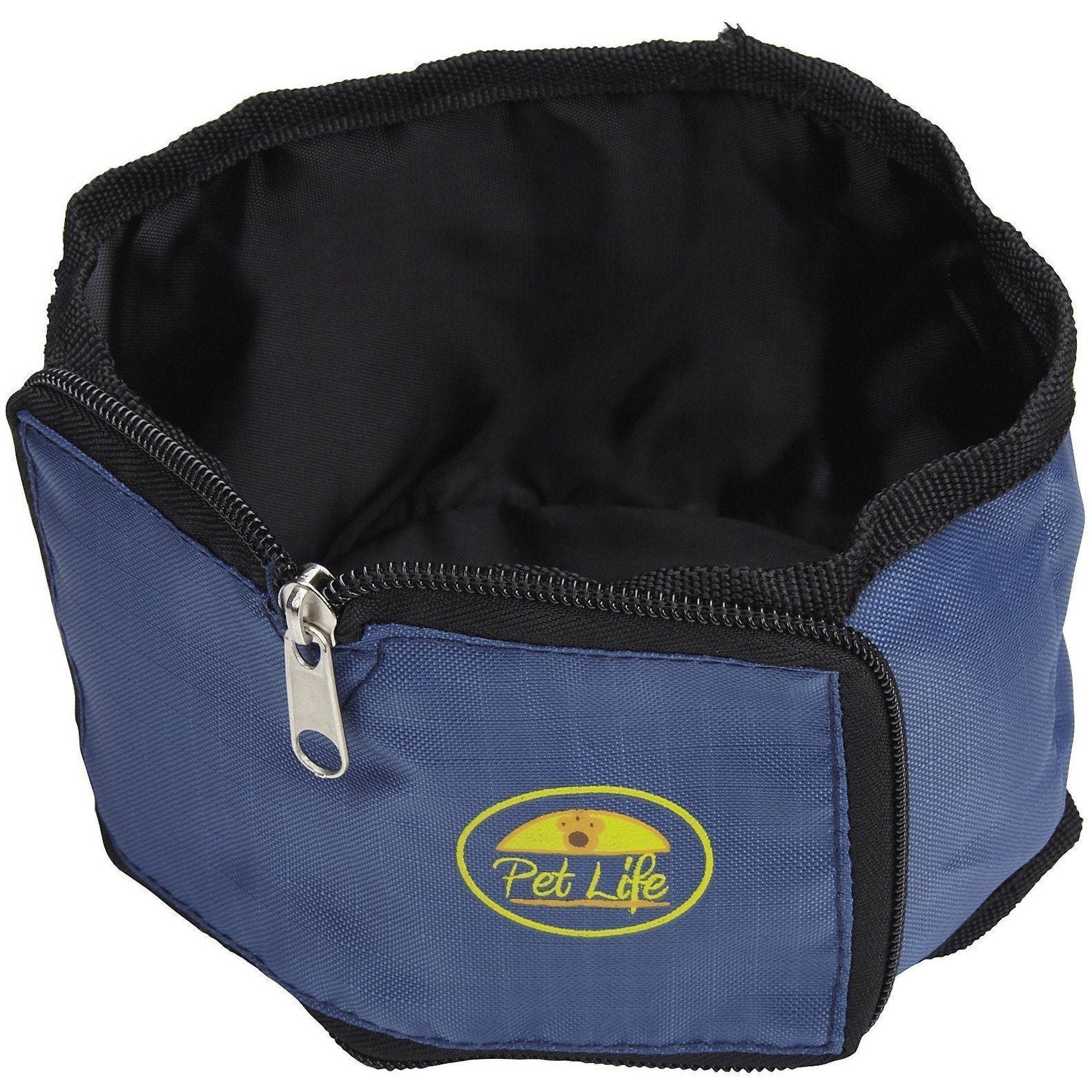 Pet Life ® Wallet Folding Waterproof Zippered Folding Pet Travel Cat and Dog Bowl - P's One-Stop Shop 