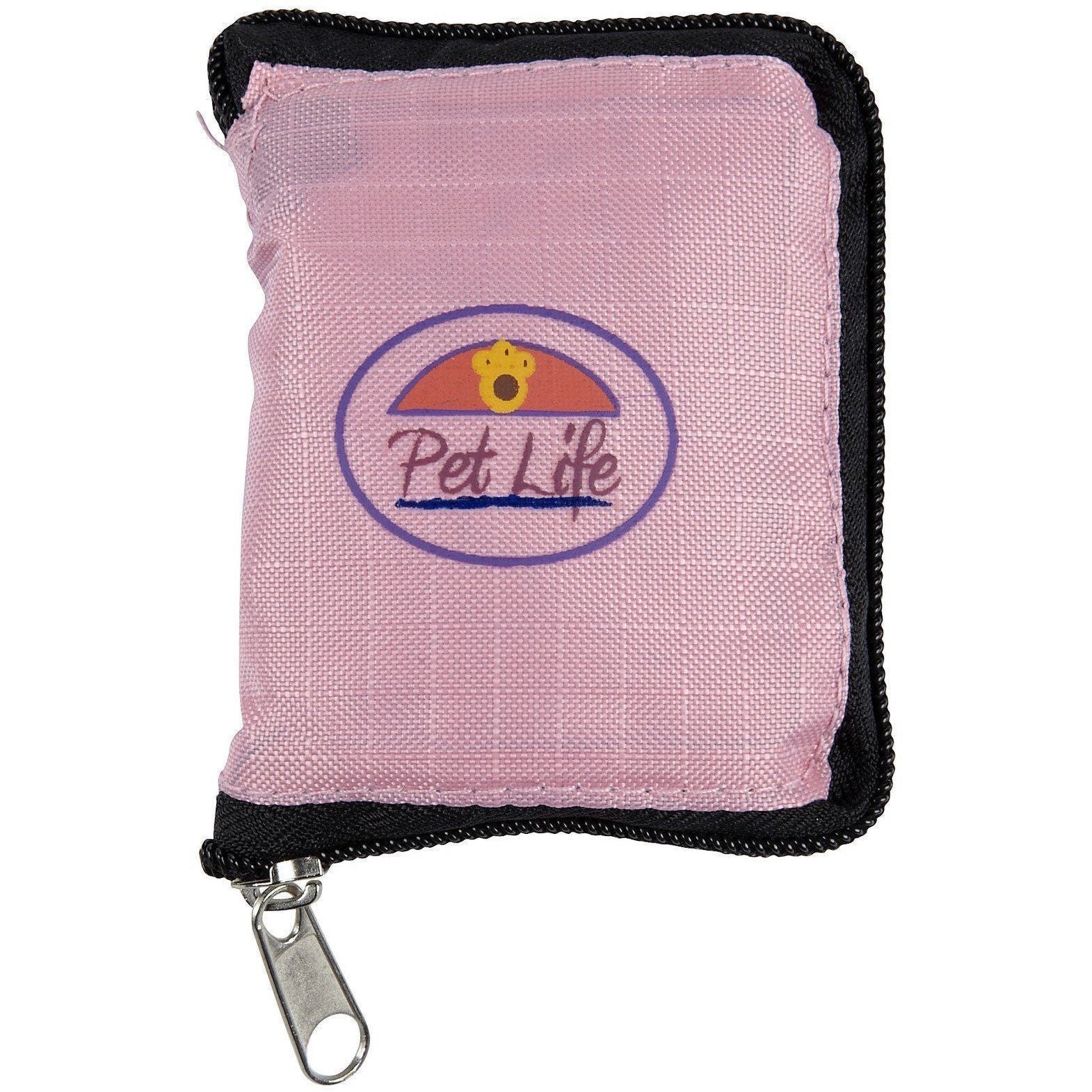Pet Life ® Wallet Folding Waterproof Zippered Folding Pet Travel Cat and Dog Bowl - P's One-Stop Shop 