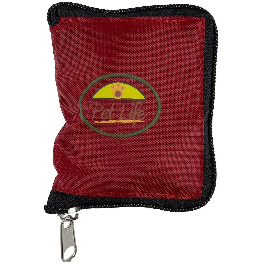 Pet Life ® Wallet Folding Waterproof Zippered Folding Pet Travel Cat and Dog Bowl - P's One-Stop Shop 