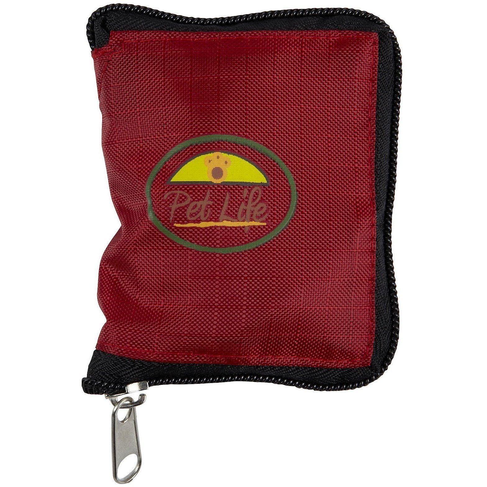 Pet Life ® Wallet Folding Waterproof Zippered Folding Pet Travel Cat and Dog Bowl - P's One-Stop Shop 