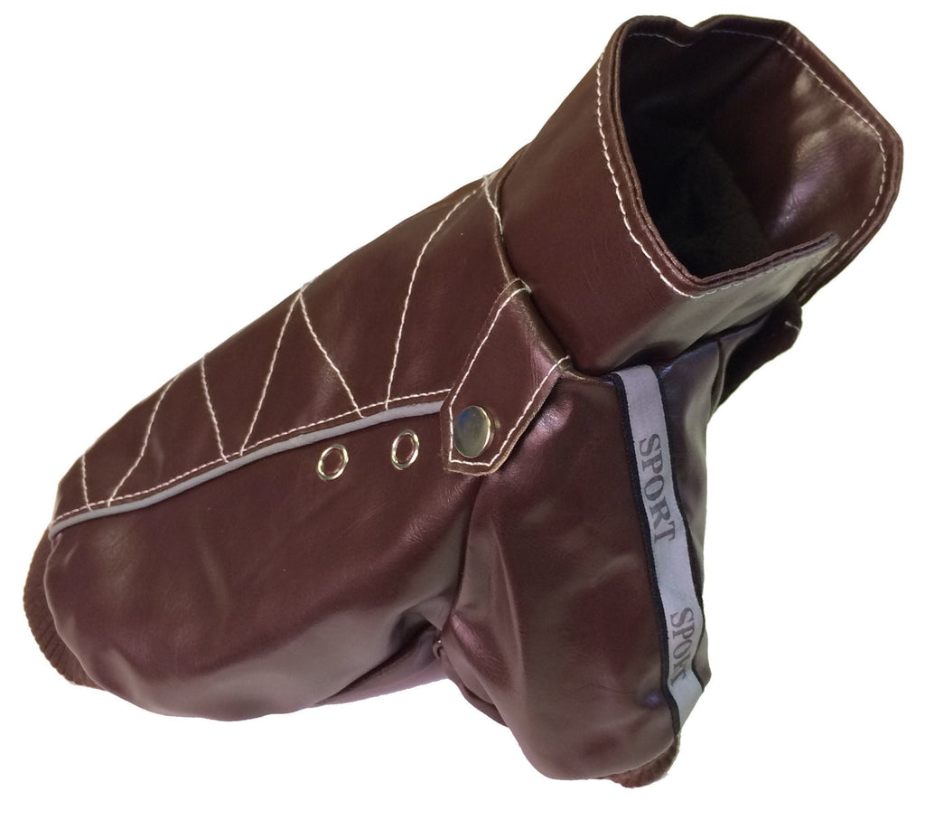 Pet Life ® 'Wuff-Rider' Fashion Suede Stitched Dog Jacket - P's One-Stop Shop 