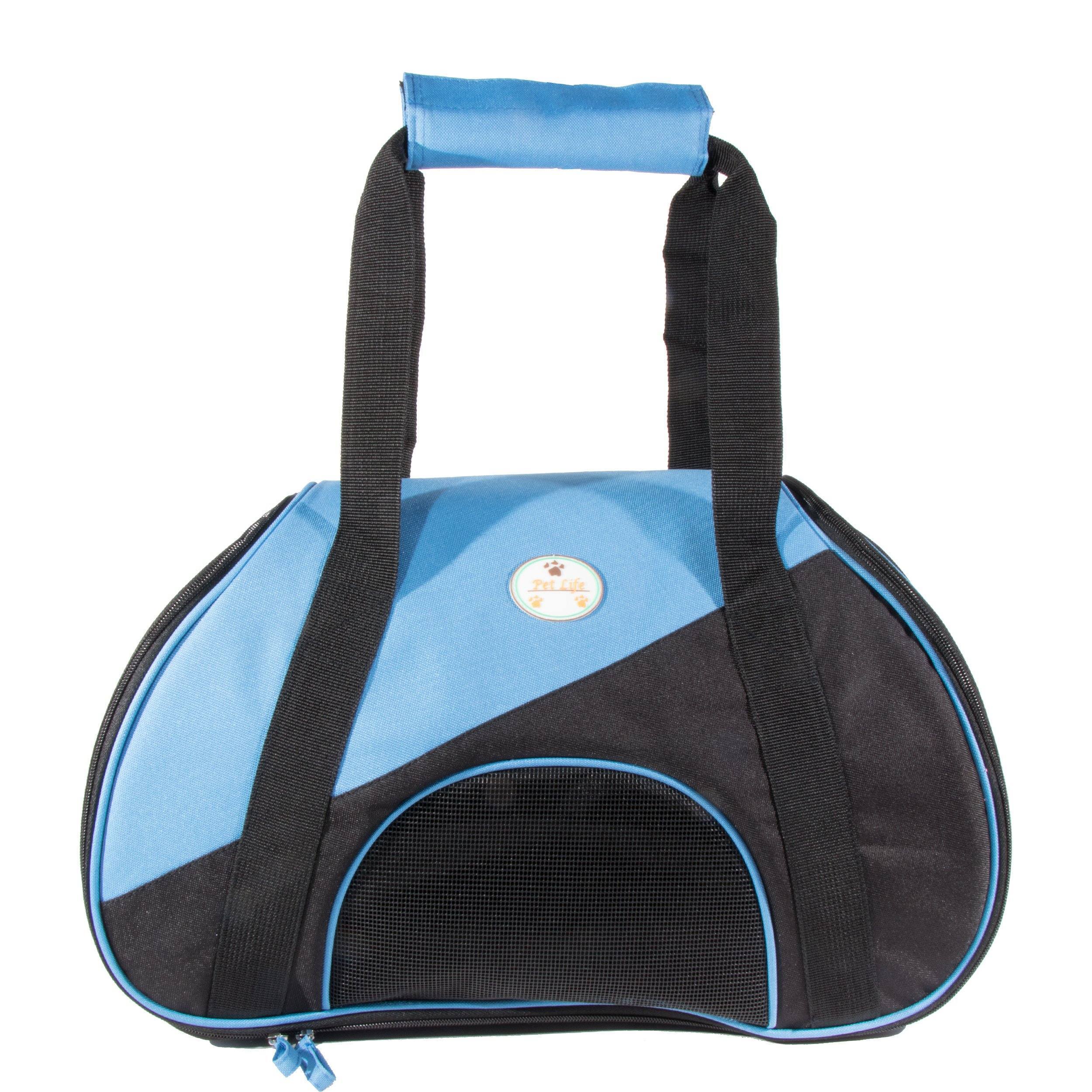 Pet Life ® 'Zip-N-Go' Airline Approved Contoured Fashion Designer Pet Dog Carrier - P's One-Stop Shop 