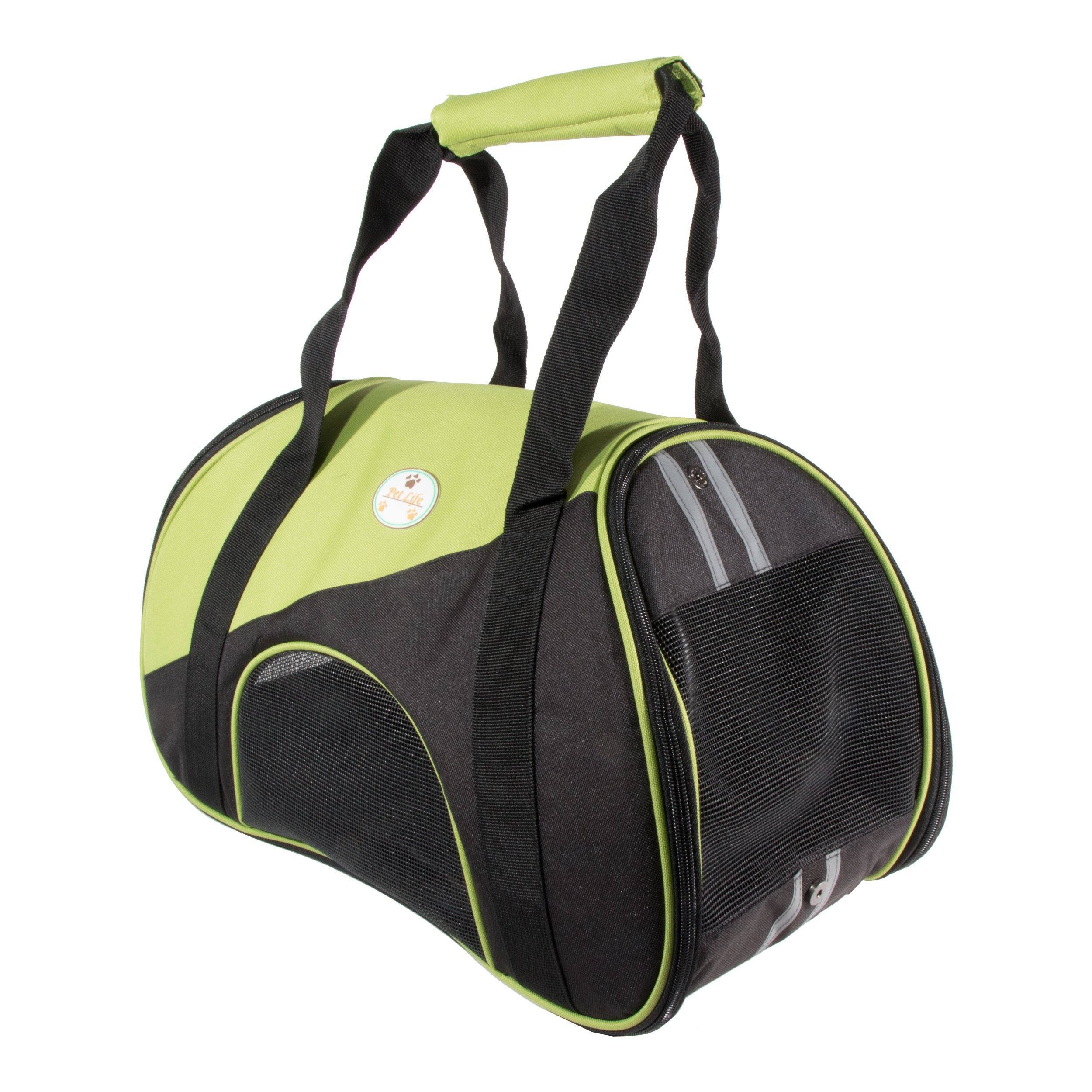 Pet Life ® 'Zip-N-Go' Airline Approved Contoured Fashion Designer Pet Dog Carrier - P's One-Stop Shop 