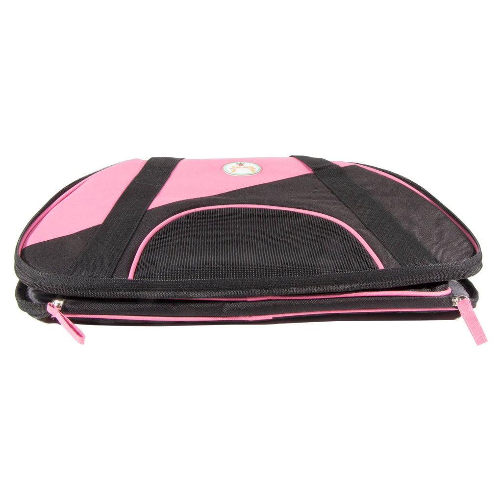 Pet Life ® 'Zip-N-Go' Airline Approved Contoured Fashion Designer Pet Dog Carrier - P's One-Stop Shop 