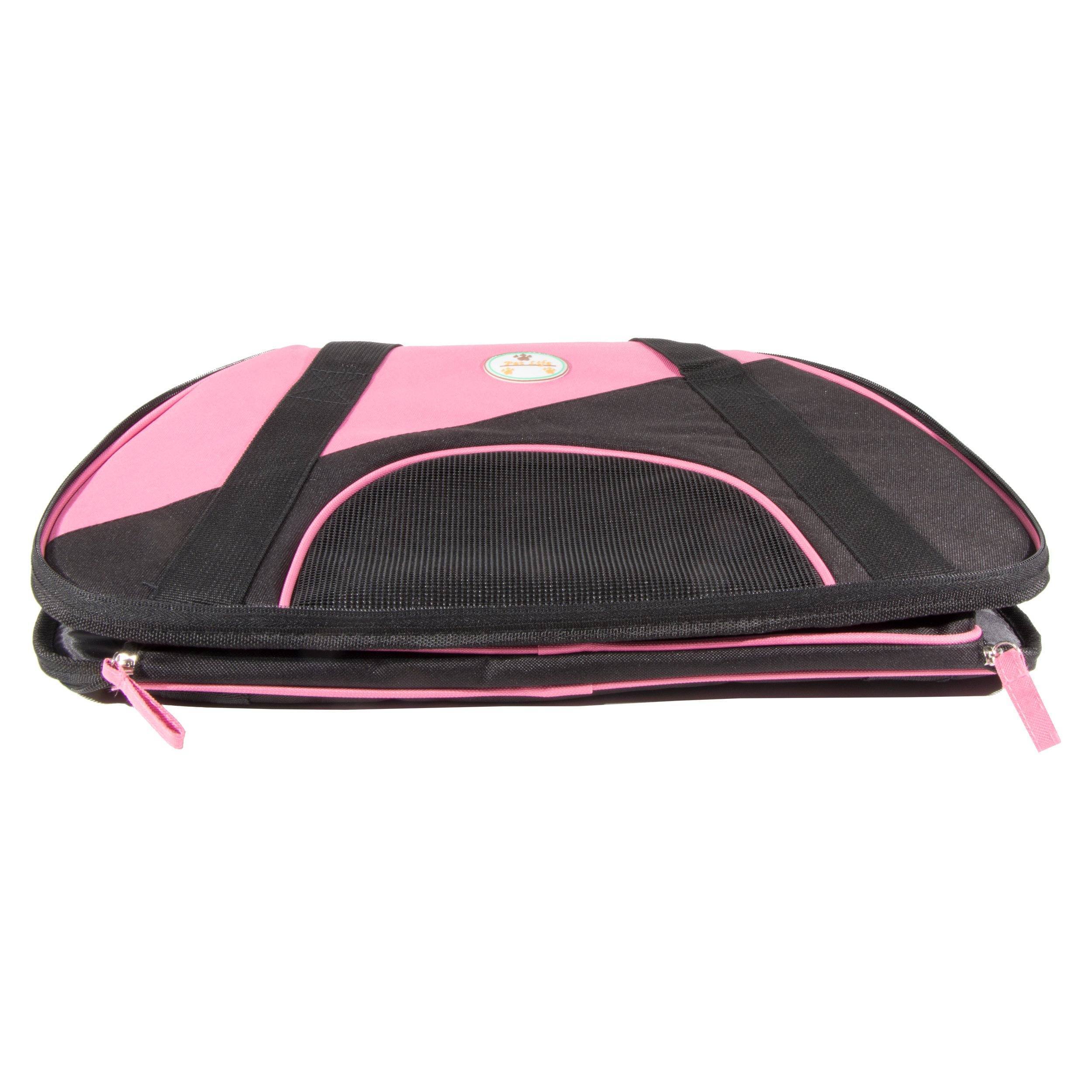 Pet Life ® 'Zip-N-Go' Airline Approved Contoured Fashion Designer Pet Dog Carrier - P's One-Stop Shop 