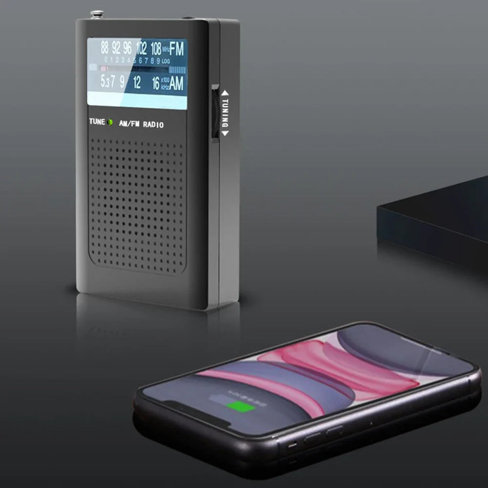Pocket Radios Built-in Antenna Battery Operated AM FM Radio with Loud Speaker Dual-channel Stereo for Elderly Gifts - P's One-Stop Shop 