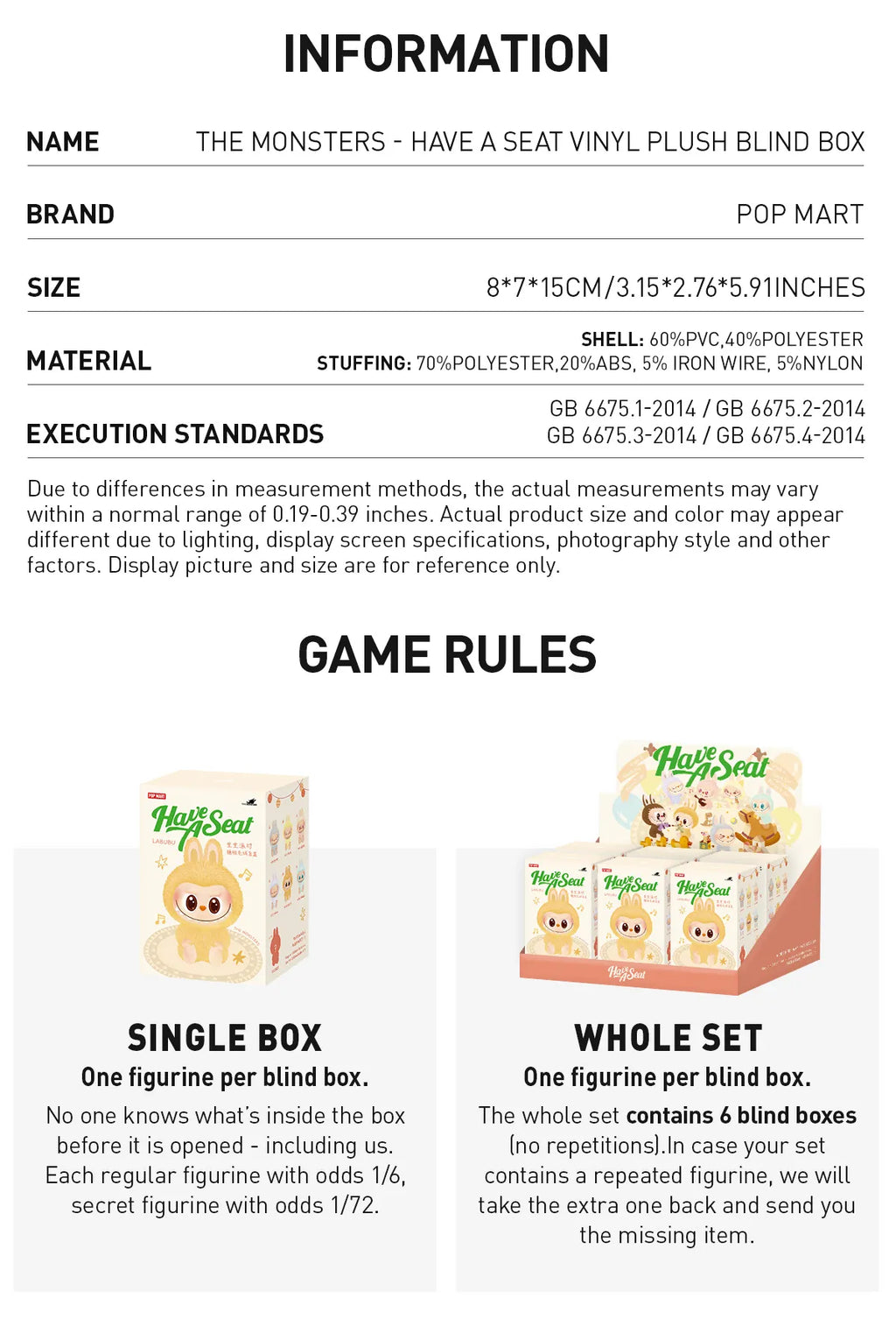 Pop Mart Labubu Have a Seat Blind Box - P's One-Stop Shop 