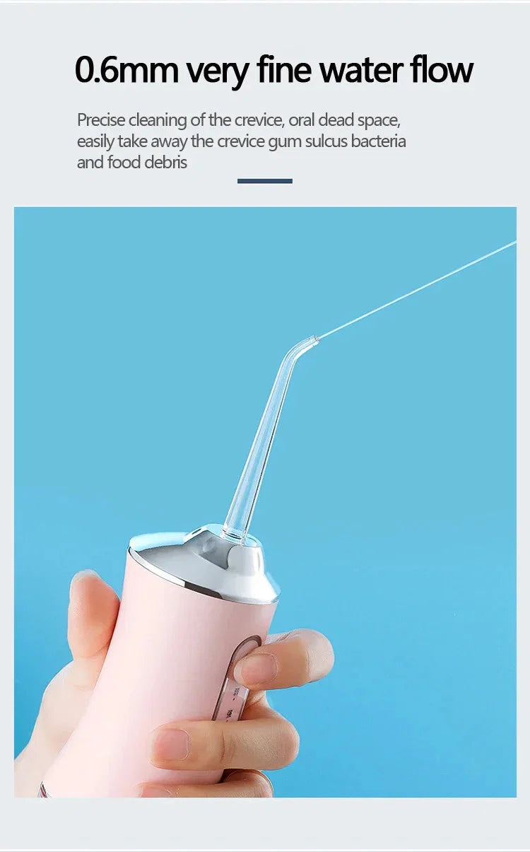 Portable Oral Irrigator - Dental Water Flosser for Teeth Cleaning & Whitening - P's One-Stop Shop 
