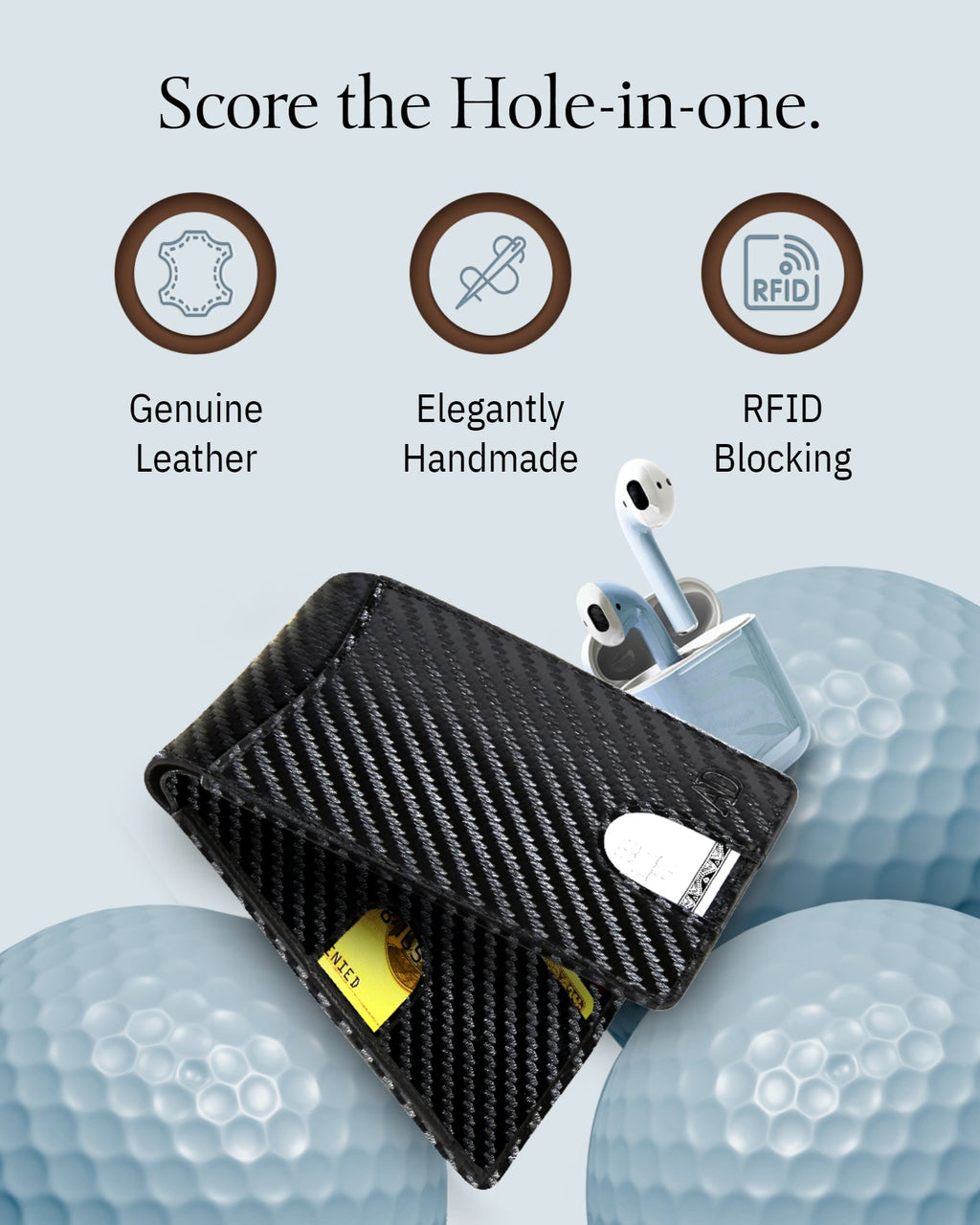 Pull Strap Bifold Wallet - P's One-Stop Shop 