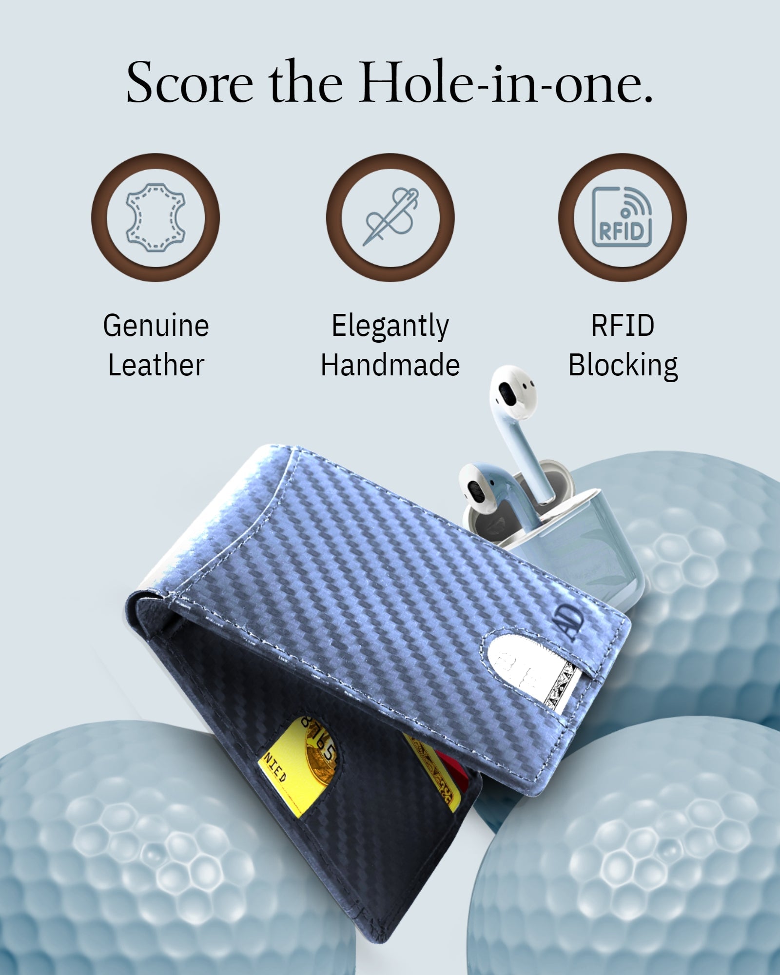Pull Strap Bifold Wallet - P's One-Stop Shop 