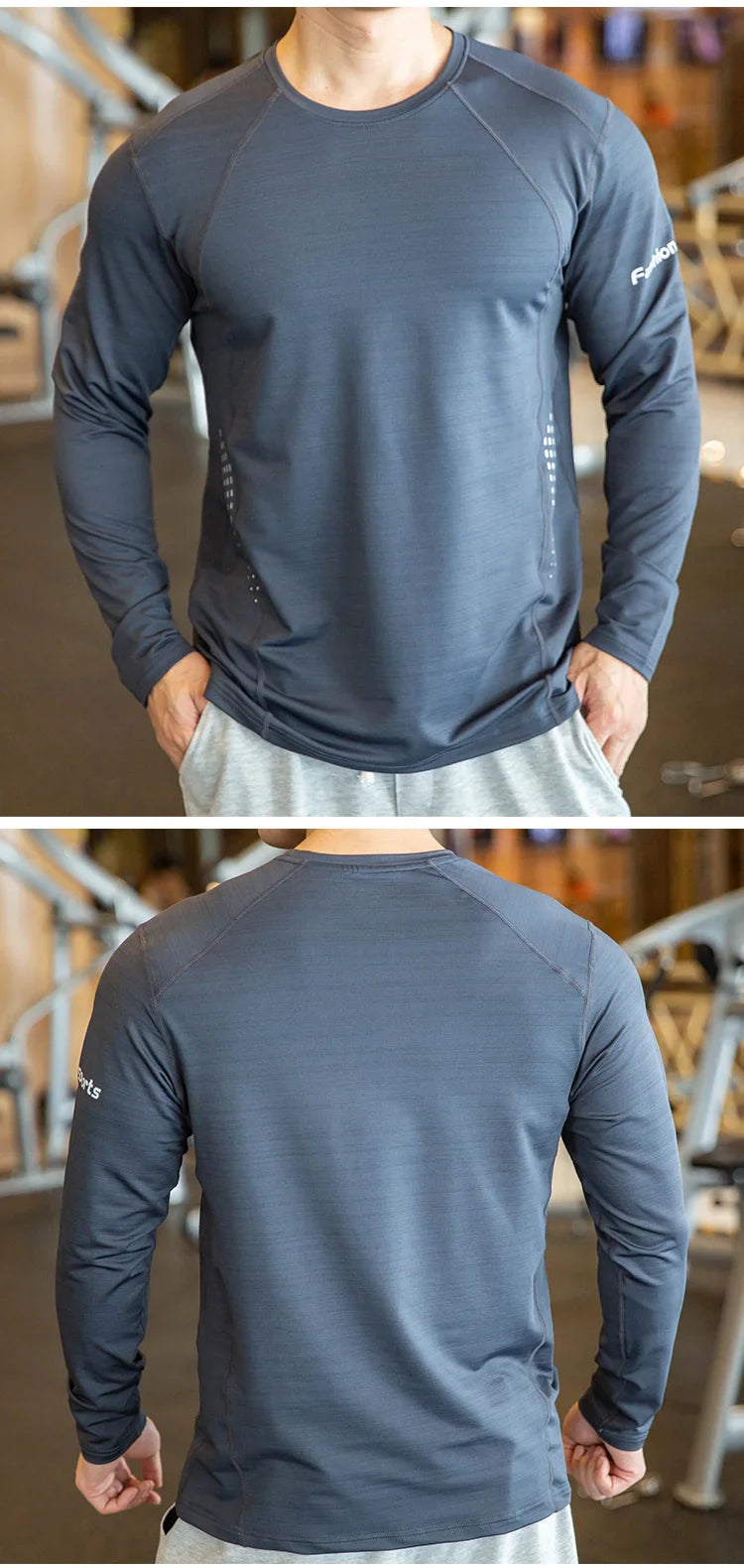 Quick Dry Men's Compression Workout Tee - P's One-Stop Shop 