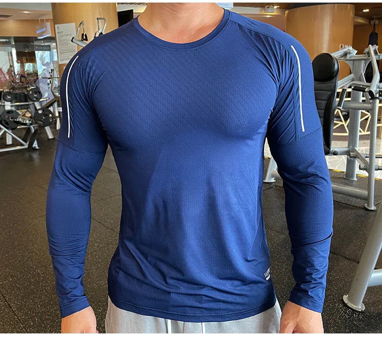 Quick Dry Men's Compression Workout Tee - P's One-Stop Shop 