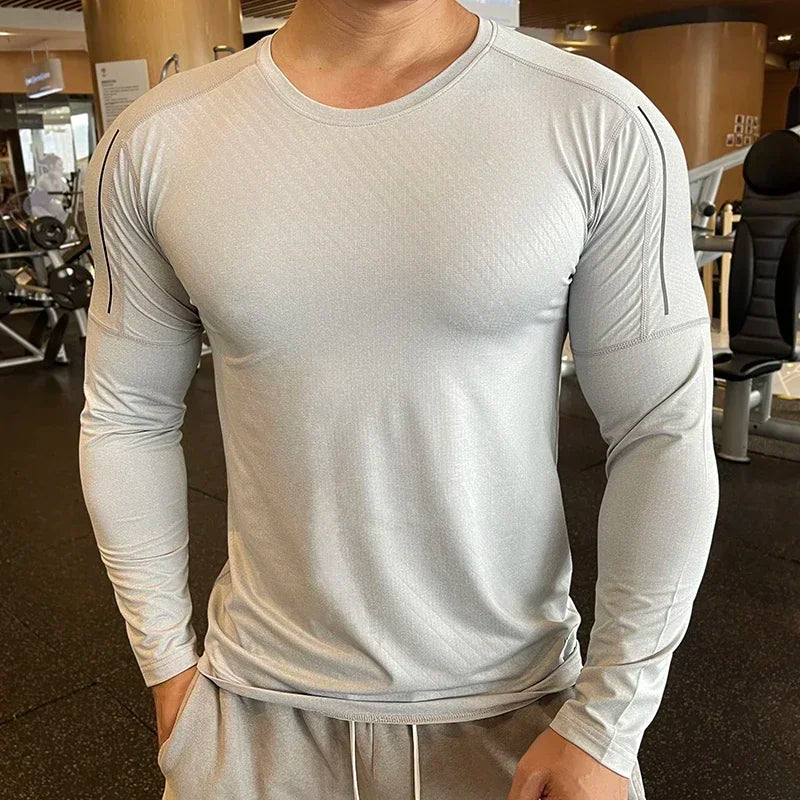 Quick Dry Men's Compression Workout Tee - P's One-Stop Shop 