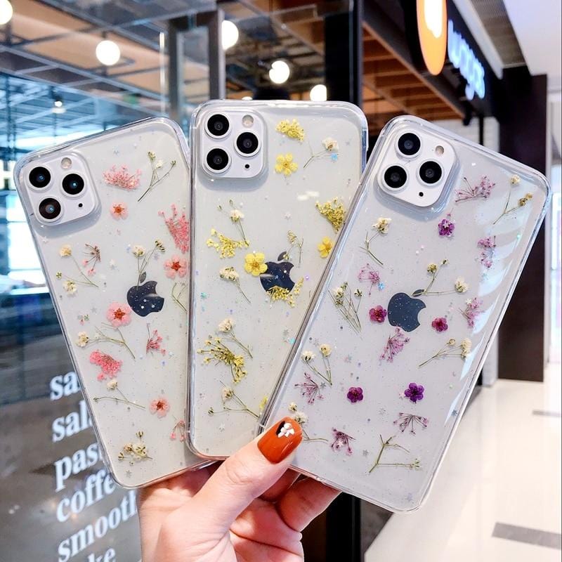Real Dried Flowers iPhone Case - P's One-Stop Shop 