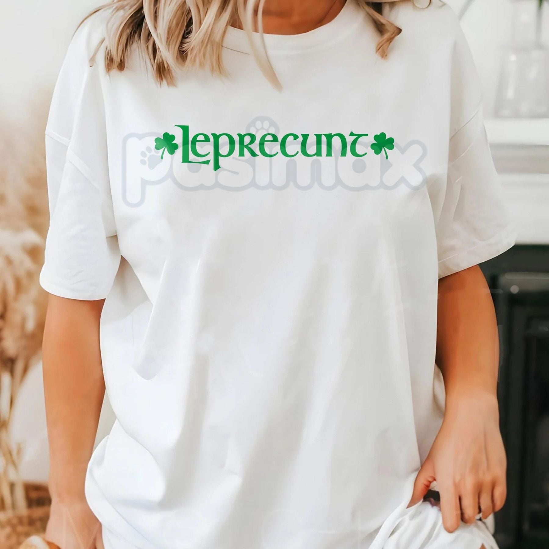 Retro Leprecunt Women's Baby Tee – Vintage 70s St. Patrick's Day T-Shirt & Sarcastic Irish Crop Top - P's One-Stop Shop 
