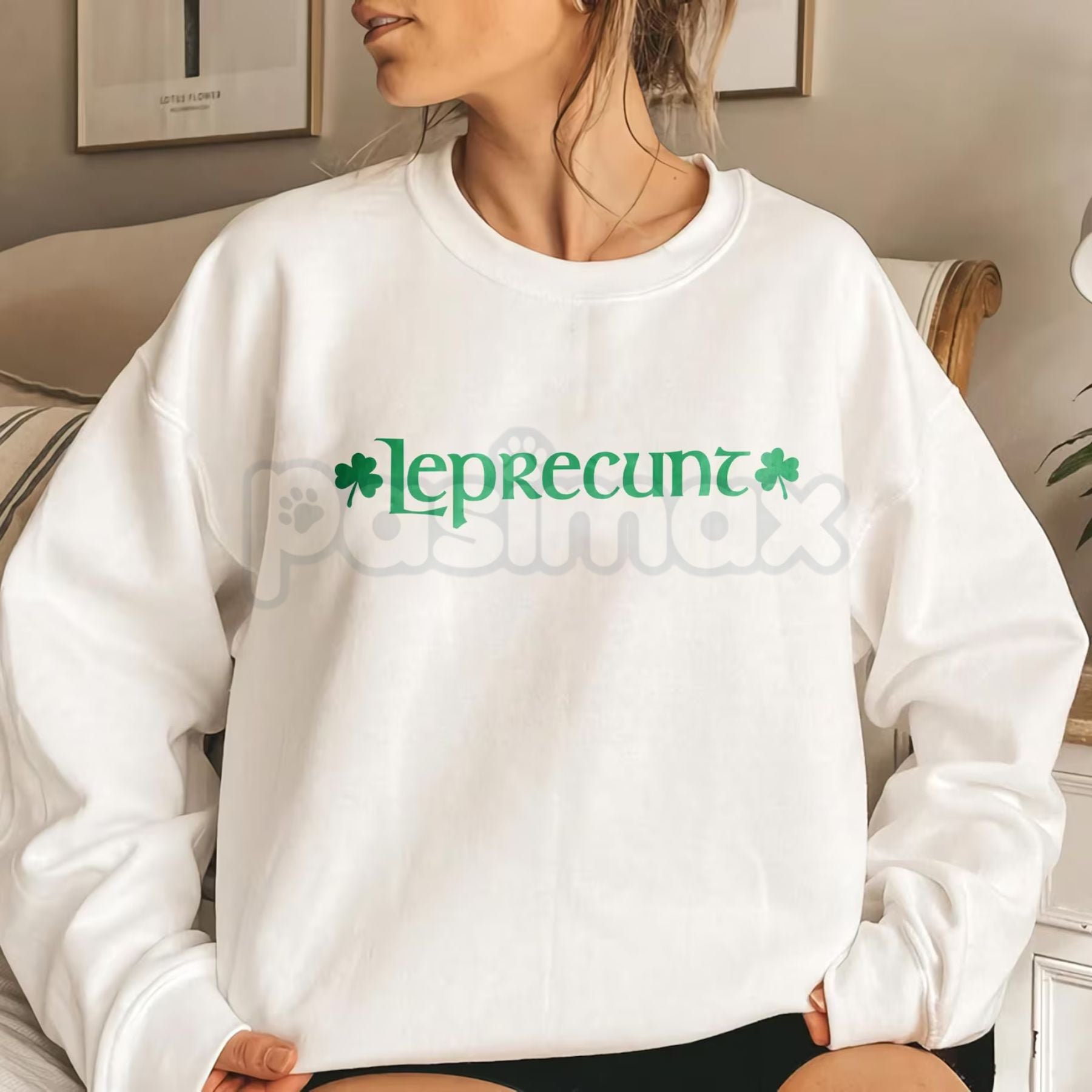 Retro Leprecunt Women's Baby Tee – Vintage 70s St. Patrick's Day T-Shirt & Sarcastic Irish Crop Top - P's One-Stop Shop 