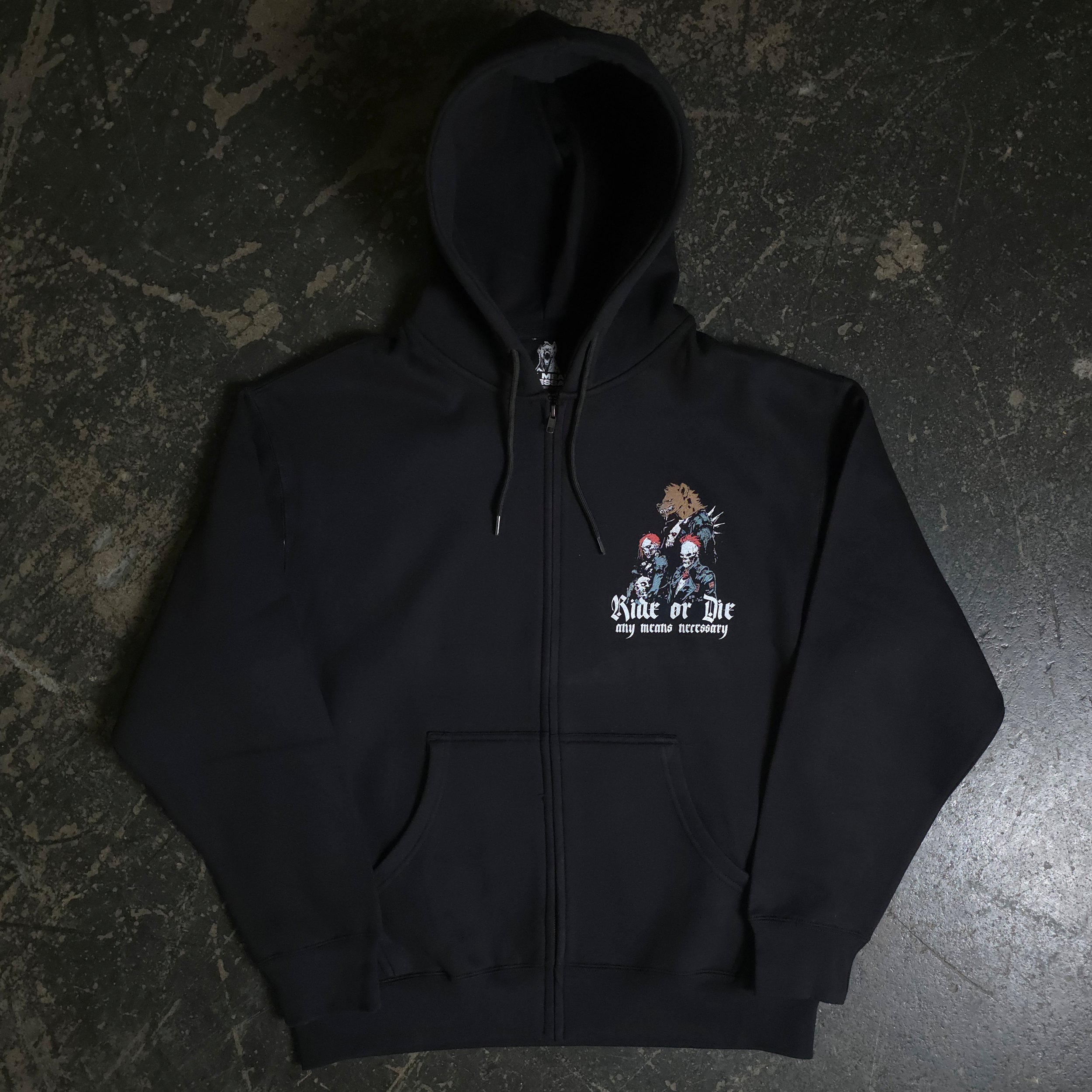 Ride or Die Zip Up Hoodie - P's One-Stop Shop 