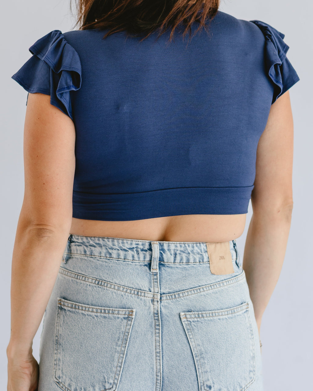 Ruffle Sleeve Halftee - P's One-Stop Shop 