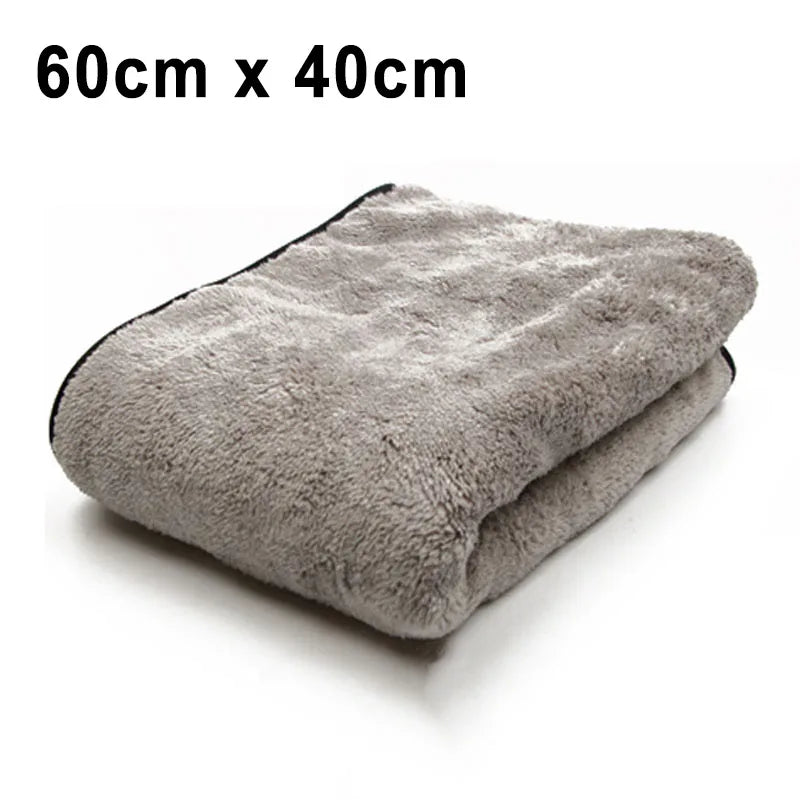 SEAMETAL Microfiber Car Towel Super Absorbency Car Cleaning Care Cloth Auto Towel One-Time Fast Drying for Car Wash Accessories - P's One-Stop Shop 