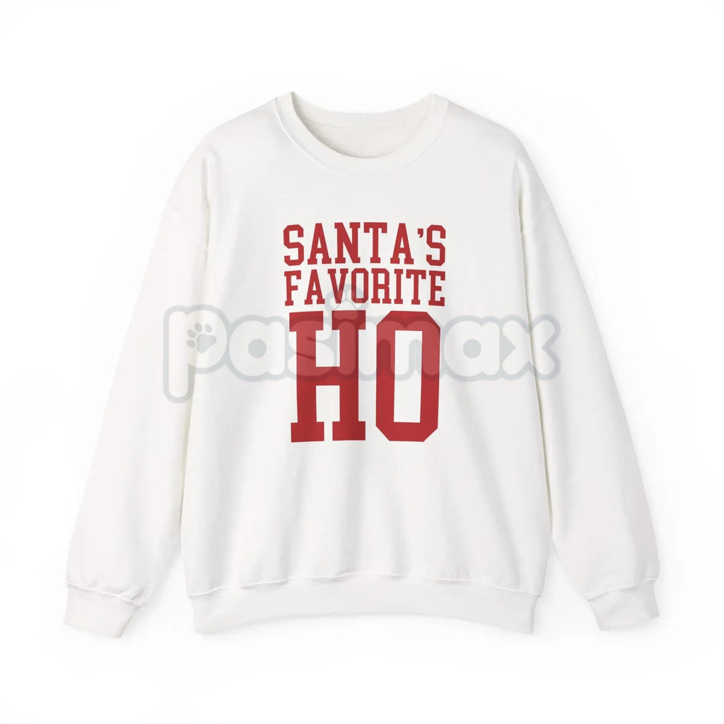 Santa’s Favorite Ho Cozy Christmas Crewneck | Funny Viral Holiday Sweatshirt for Women | Adult Humor Xmas Jumper - P's One-Stop Shop 