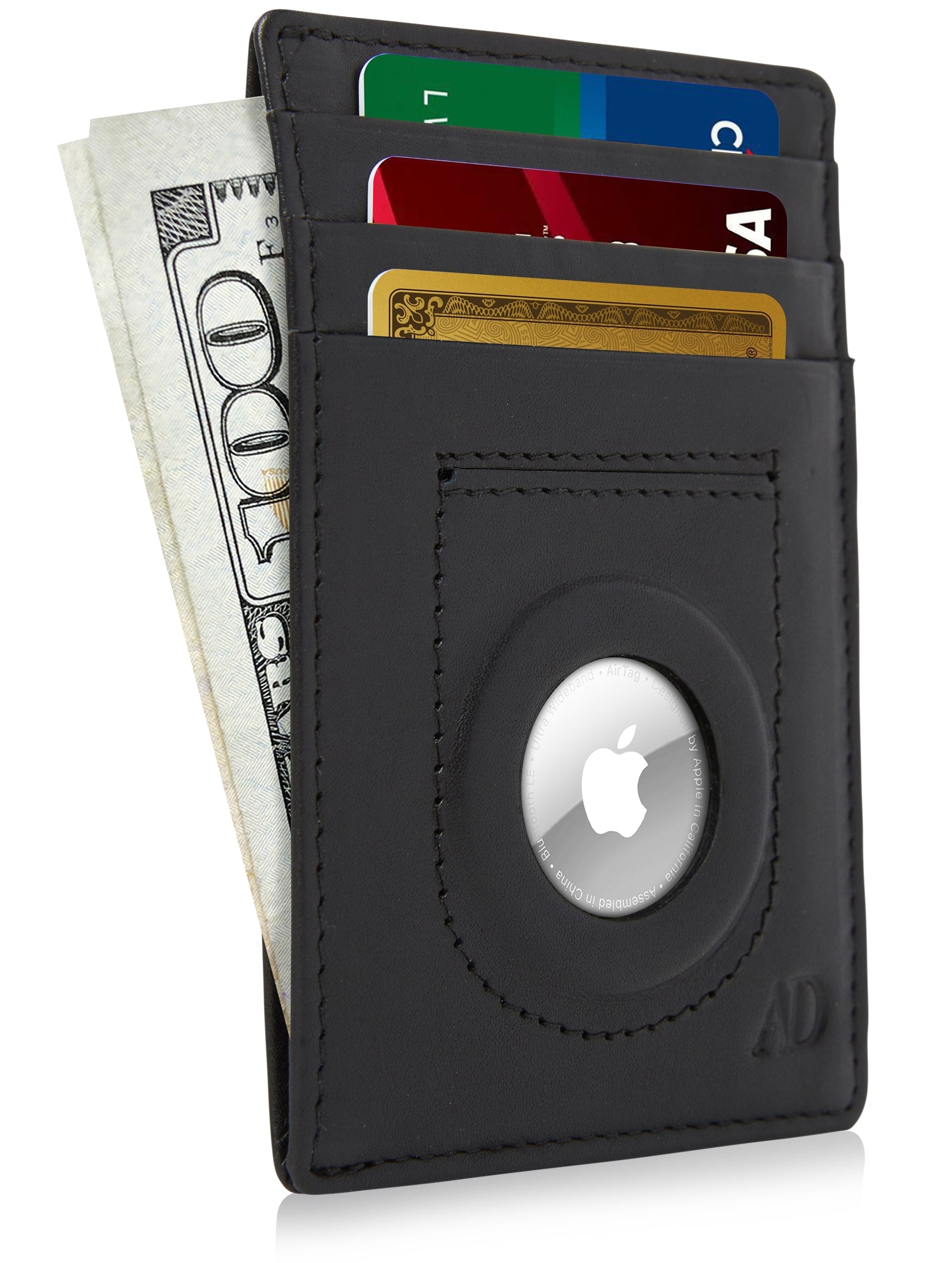 Slim Card Holder With Air Tag Holder - P's One-Stop Shop 