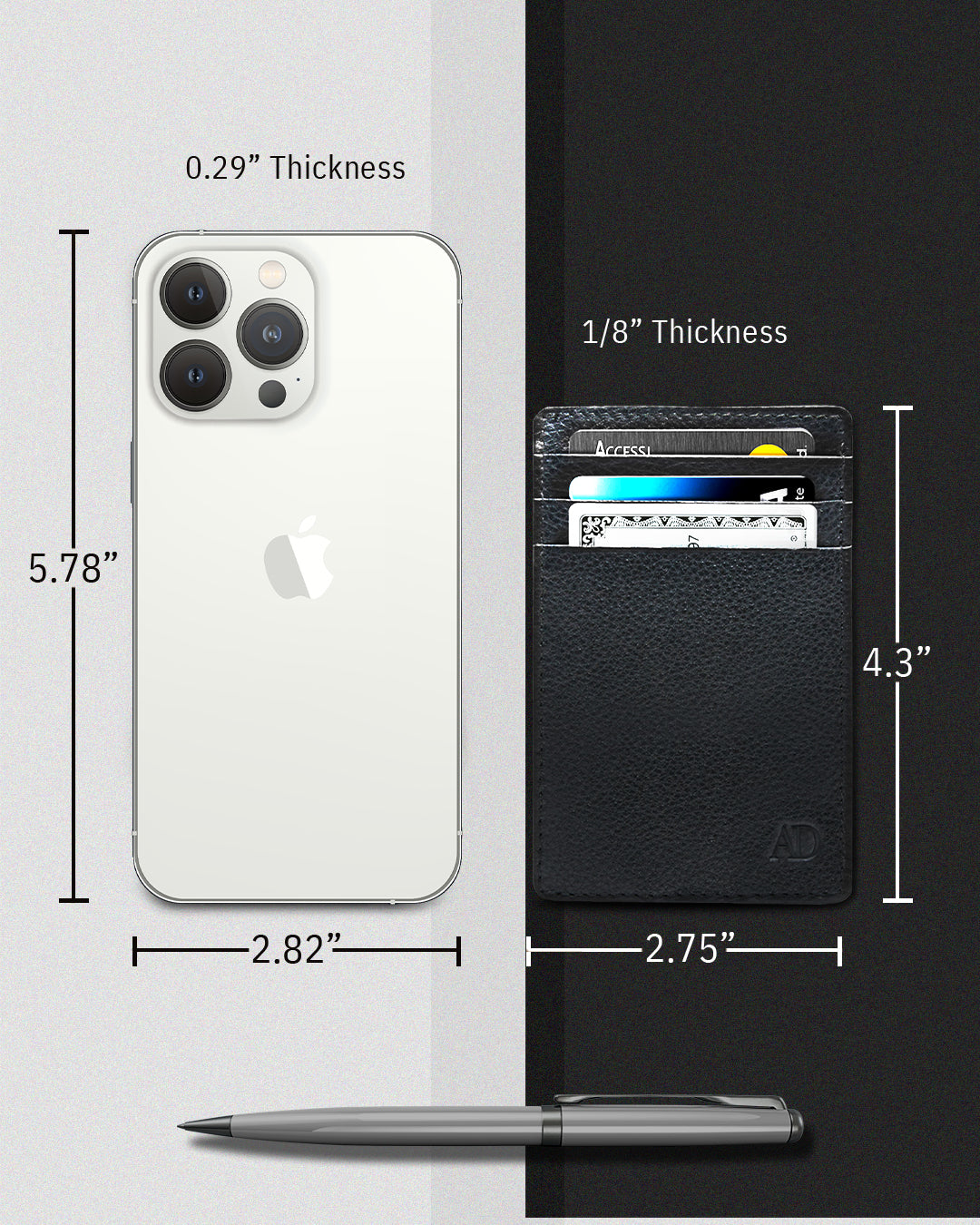 Slim Minimalist Card Holder - P's One-Stop Shop 