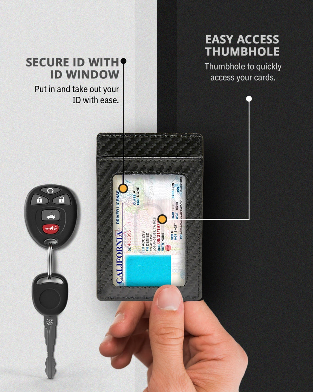 Slim Minimalist Card Holder - P's One-Stop Shop 