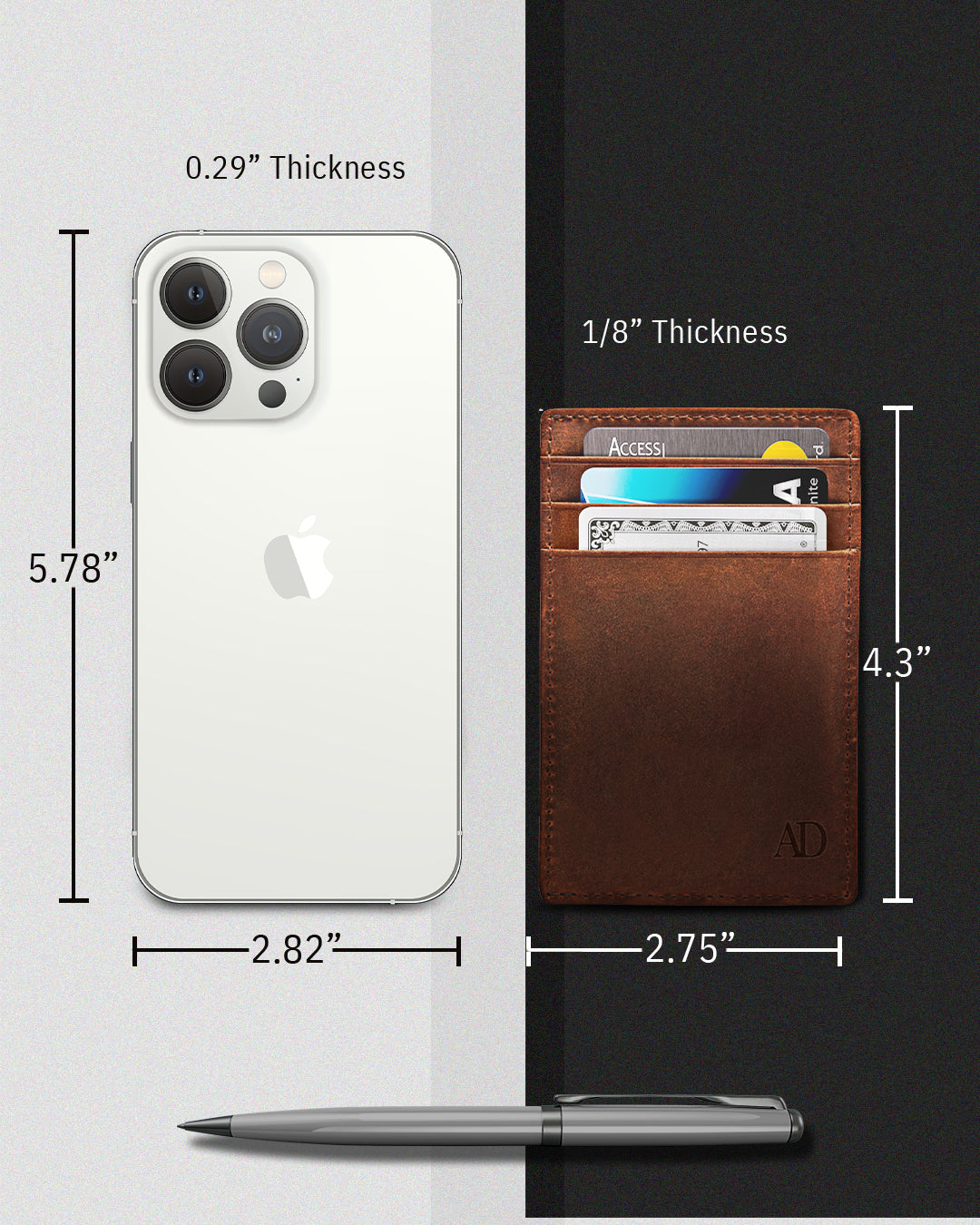 Slim Minimalist Card Holder - P's One-Stop Shop 
