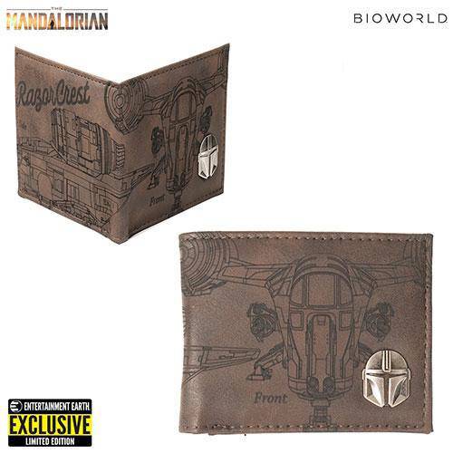 Star Wars: Mandalorian Etched PU Bifold Wallet - Entertainment Earth Exclusive - P's One-Stop Shop 