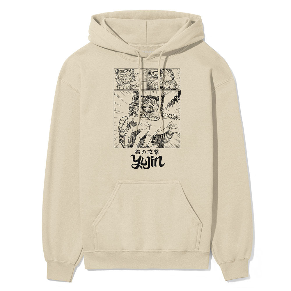 Sudden Attack Cat Hoodie - P's One-Stop Shop 